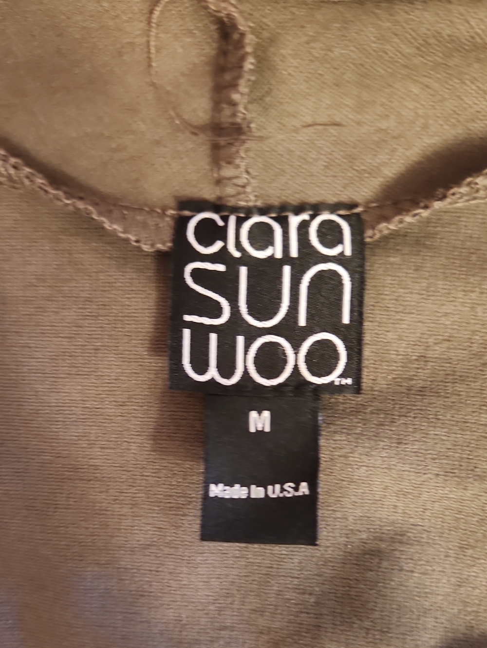 CLARA SUN WOO Waterfall Jacket Open-Front Long Sleeves, size M - Picture 4 of 8